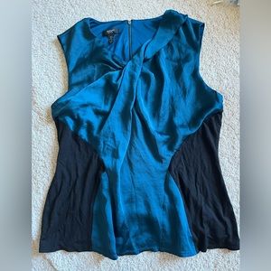 Alfani Women’s Mixed Media Blouse Size LP